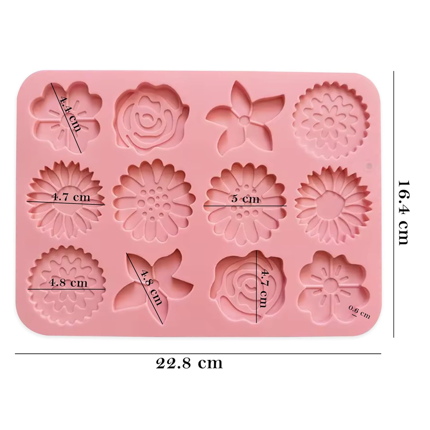 MoldBerry Bubble Candle Mold Silicone | 3D Cube 4-in-1 Candle Mould for Soy Wax & Decorative Candles | Flexible Reusable Silicone Mold for Candle Making, Resin & DIY Crafts (Pack of 1) 1