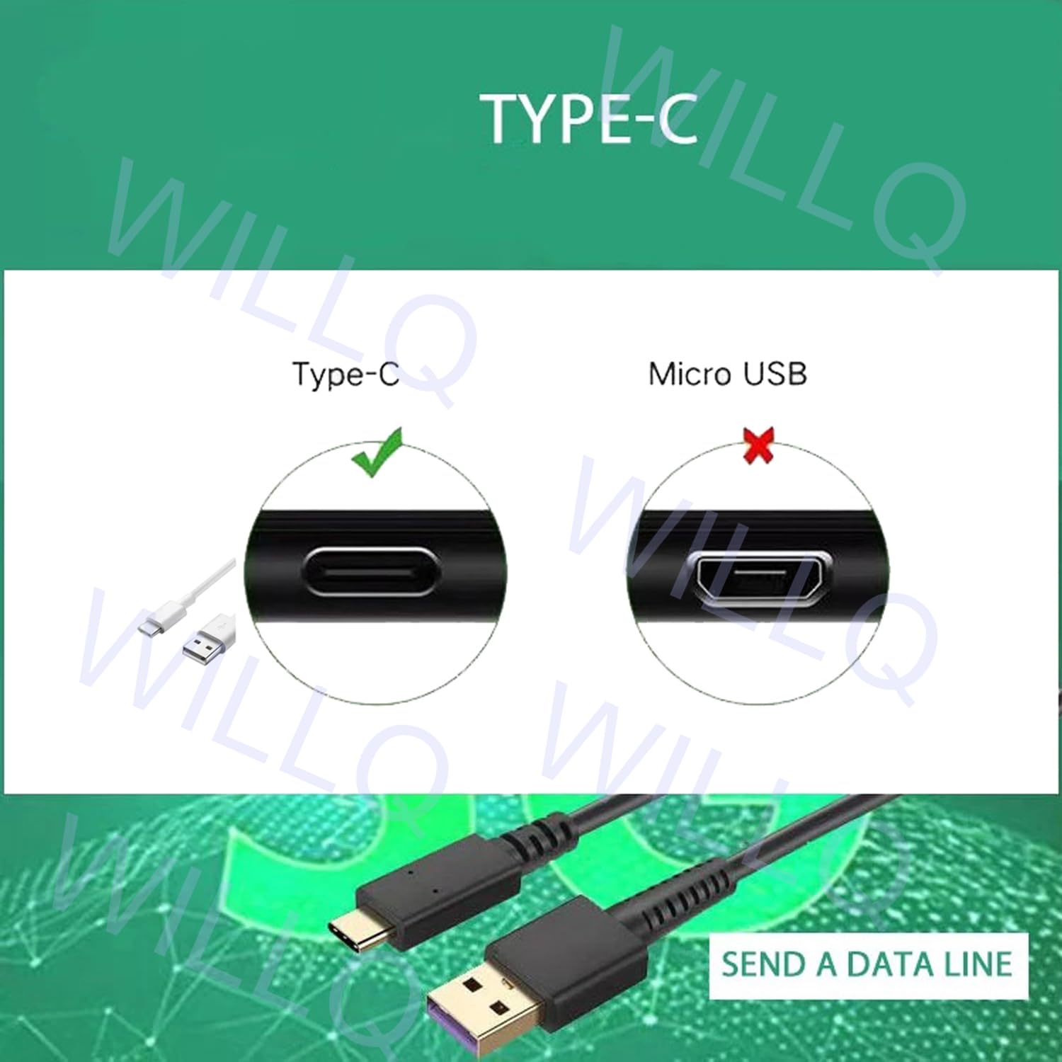 Pilas de Litio AA Recargables de 1,5 V y 12800 mAh, Carga rápida de 2 Horas, batería de Iones de Litio Doble A, Salida USB Constante con Cable