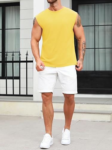 Miniatura 8 de Aoysky Camiseta deportiva sin mangas con cuello redondo para hombre