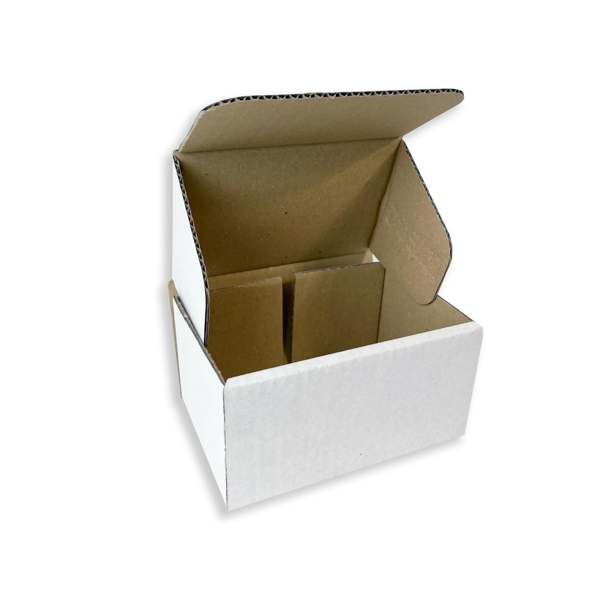 Scatole Cartone Fustellate Piatte Bianche 29x29x5cm Scatoloni Imballaggio Spedizioni Cartoni Trasloco Scatoli in cartone Ondulato Leggere Solide e Resistenti - set da 10 - Made in Italy