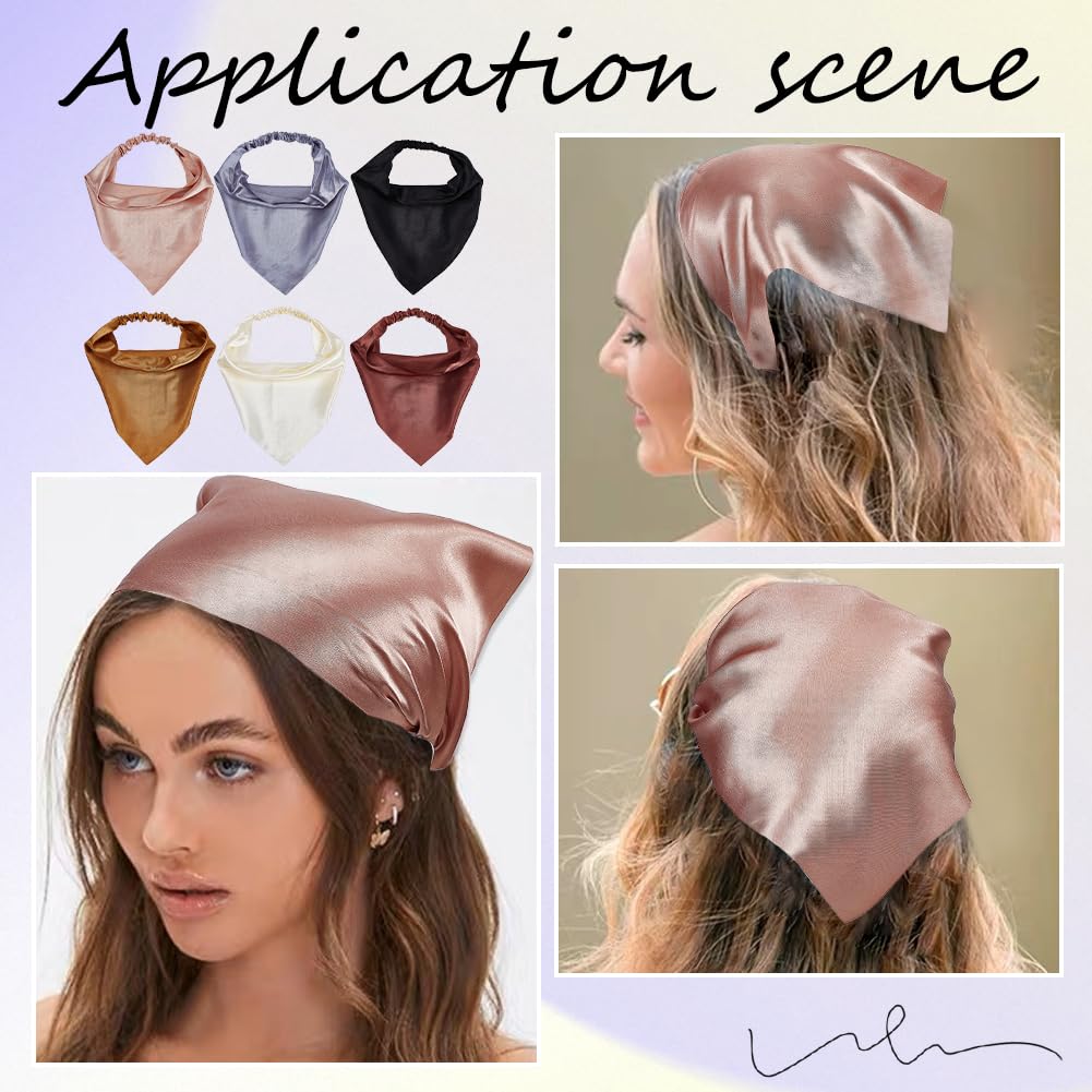 Amazon.com : GORGECRAFT 6 Styles Elastic Hair Scarf Boho  display picture 1