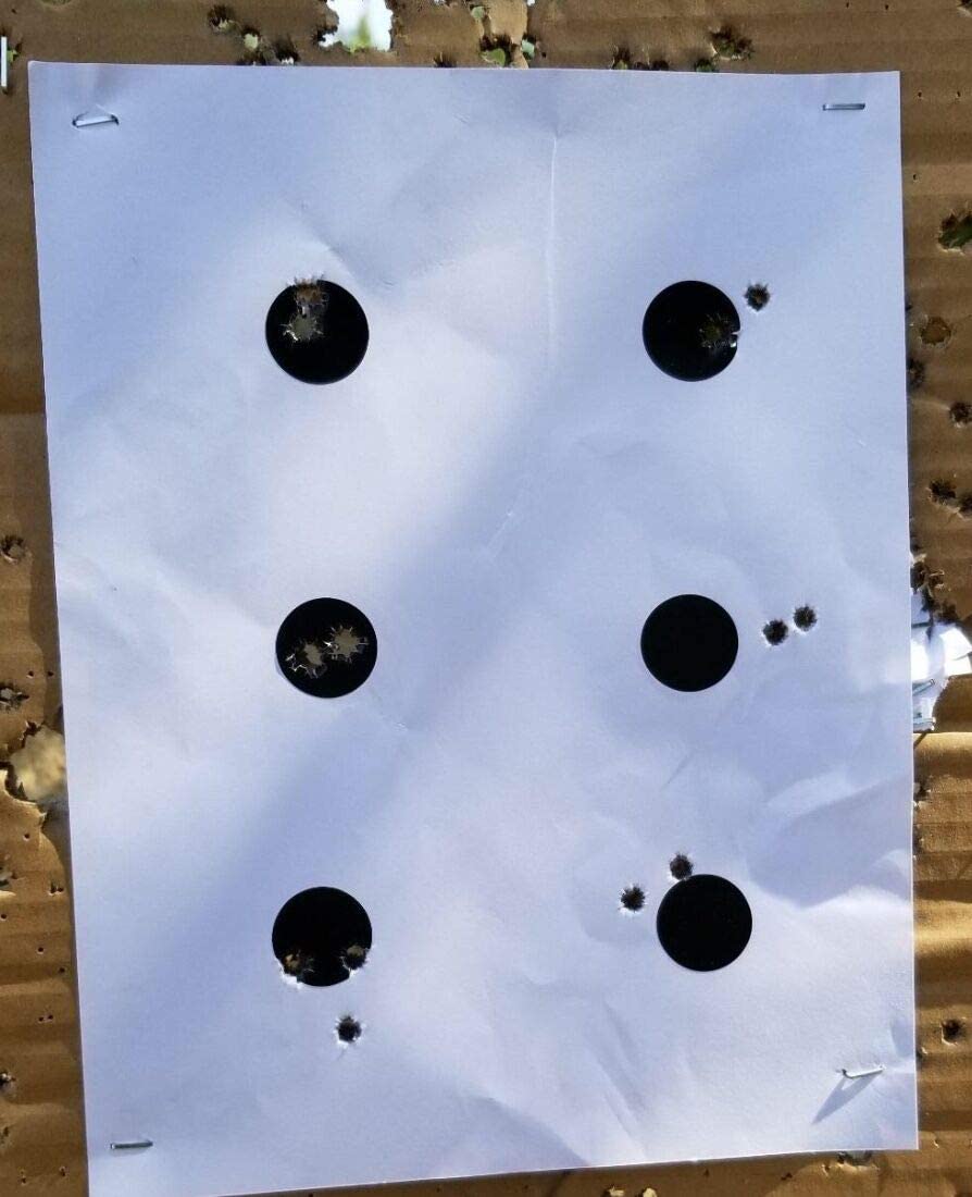 Buy SMARSTICKER 1 Inch Round Blank Black Shooting Target Pasters Marksmanship 1,000 Permanent