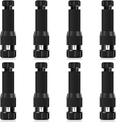 Miniatura 9 de Paquete de 36 conectores de cable de bajo voltaje, conectores de iluminación de paisaje, impermeables, para iluminación de paisaje de calibre 122,