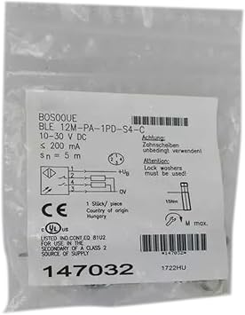 BOS00UE BLE 12M-PA-1PD-S4-C New and Sealed In Box BOS00UE BLE 12MPA1PDS4C Expedited