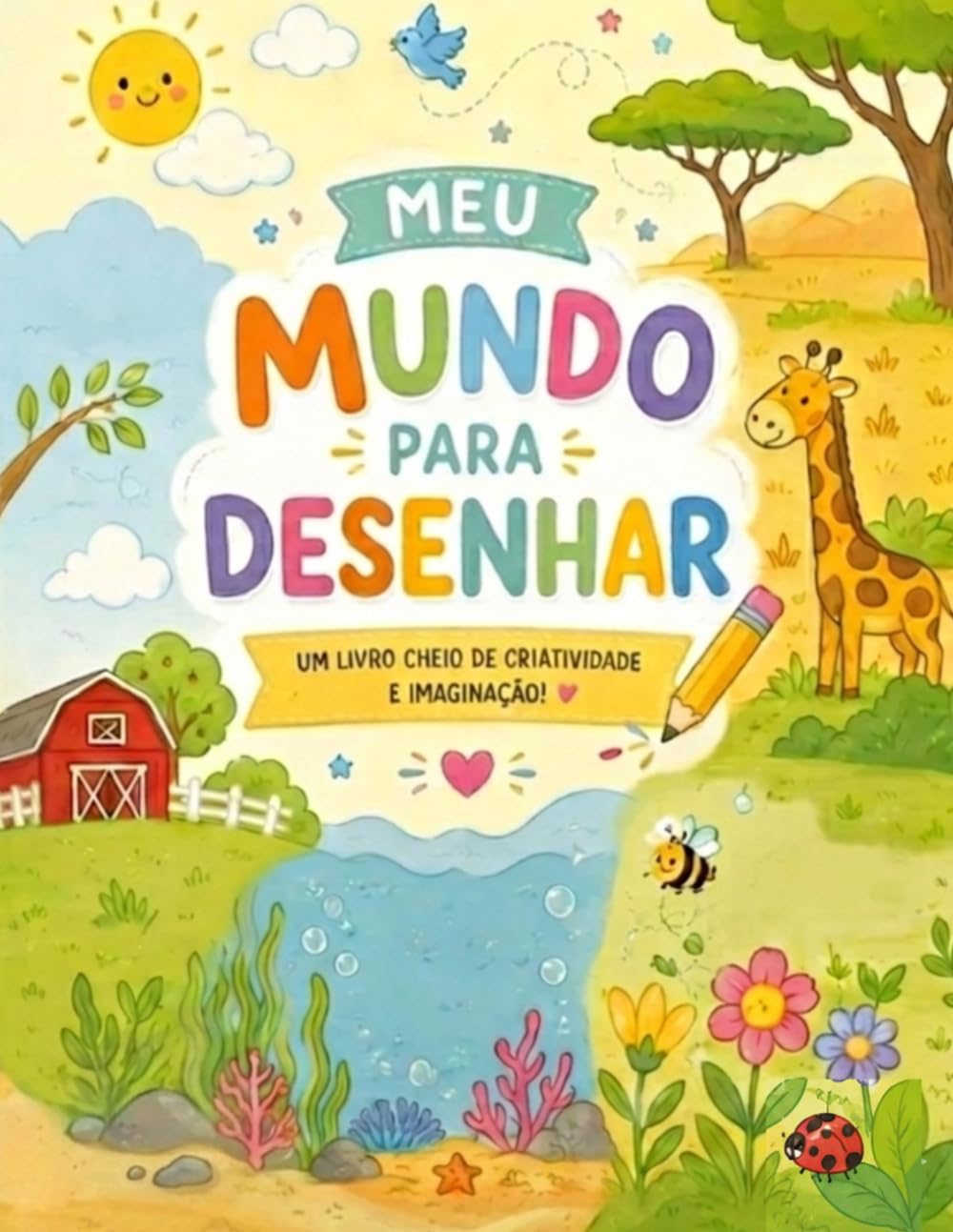 Meu Mundo para Desenhar: Um livro cheio de criatividade e imaginação