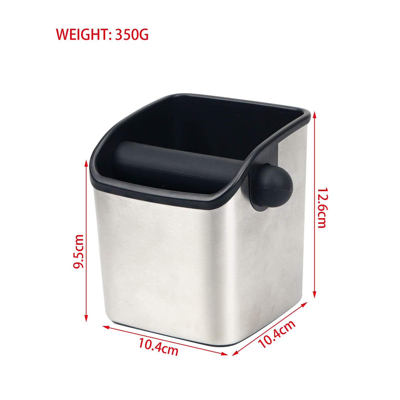 POPETPOP 2-tlg. Silikon Klopfstab Set - Espresso Boden Abklopfbehälter Stick Für Kaffeemühlen