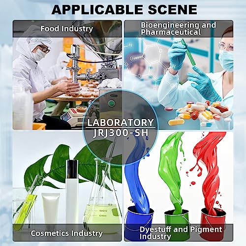 +Uxi HOMOGENIZER-S-W Laboratory High Speed Dispersing Homogenizer Emulsifier High Shear Mixer Capacity 40L Water 200-11000R/Min 510W Digital Display Blender thumb #5