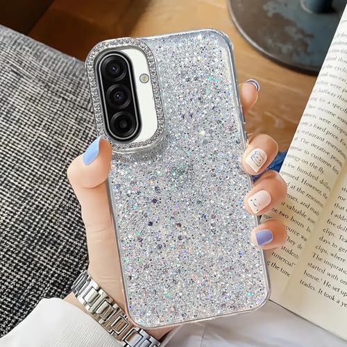 BEENTRYS Paillettes Coque pour Samsung Galaxy A17 Coque,Luxe Glitter Housse de Telephone Cristal Diamants Scintillant Femmes Filles Mince Durable TPU Souple...