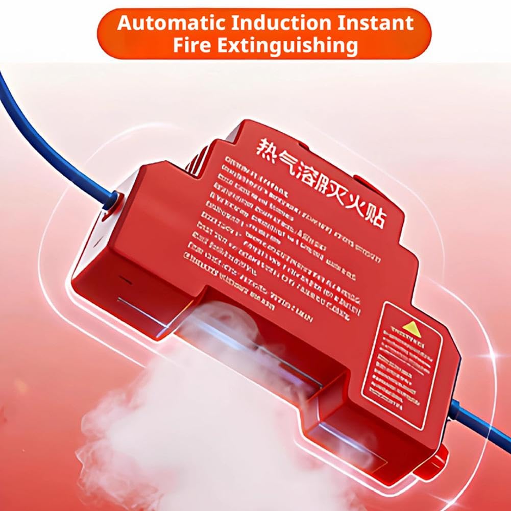 Dispositivo automatico di estinzione antincendio aerosol per quadro elettrico, soppressione rapida in 5 secondi, montaggio su guida DIN, compatto soppressione antincendio per sistema di accumulo di