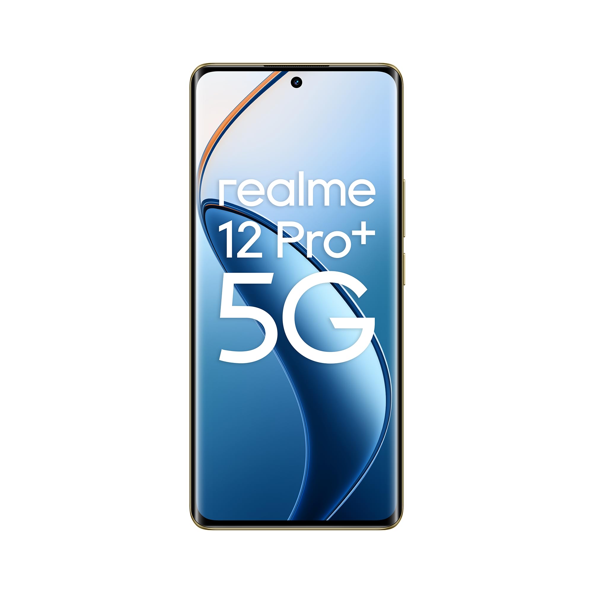 realme 12 Pro+ 5G Smartphone 8+256GB, Snapdragon 7s Gen 2, Fotocamera 64MP+50MP IMX890 OIS, Display Curvo AMOLED 120Hz da 6,7 Pollici, Batteria 5000mAh SUPERWOOC 67W Ricarica, Doppia SIM, Blu