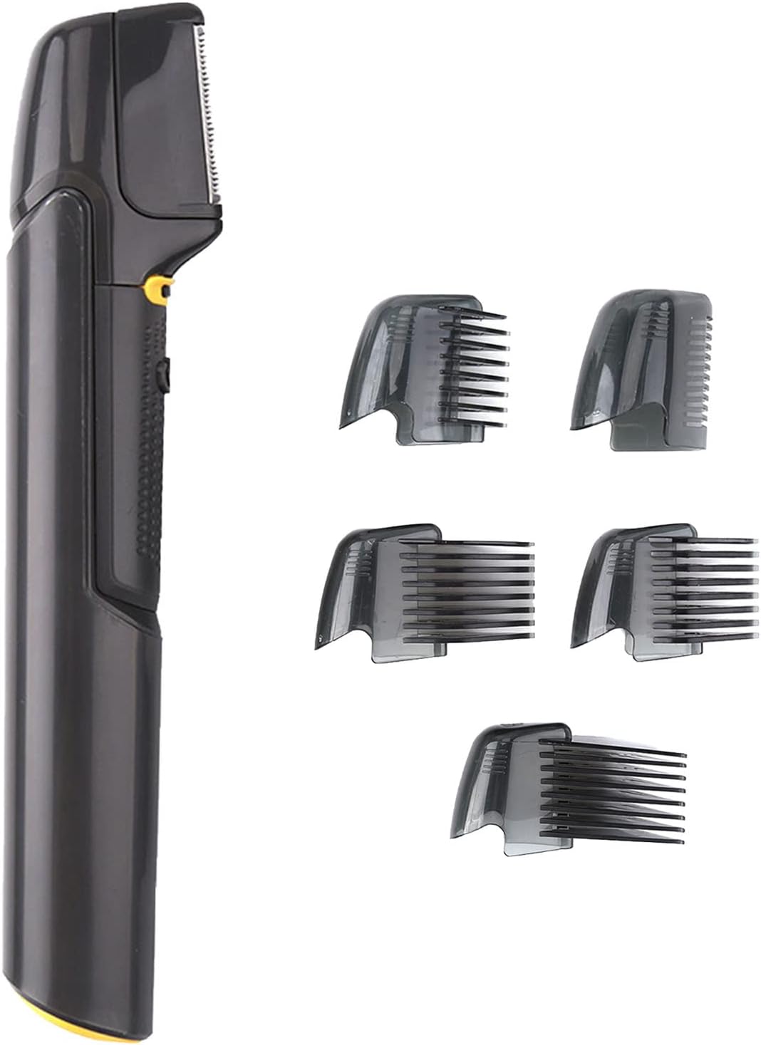Arabest Body Hair Trimmer for Men, Back Hair Removal and Body Shaver, Retractable Handle Hair Cutting Tool, Rechargeable Beard Body Razor, Lighted Personal Trimmer with 5 Comb Attachments