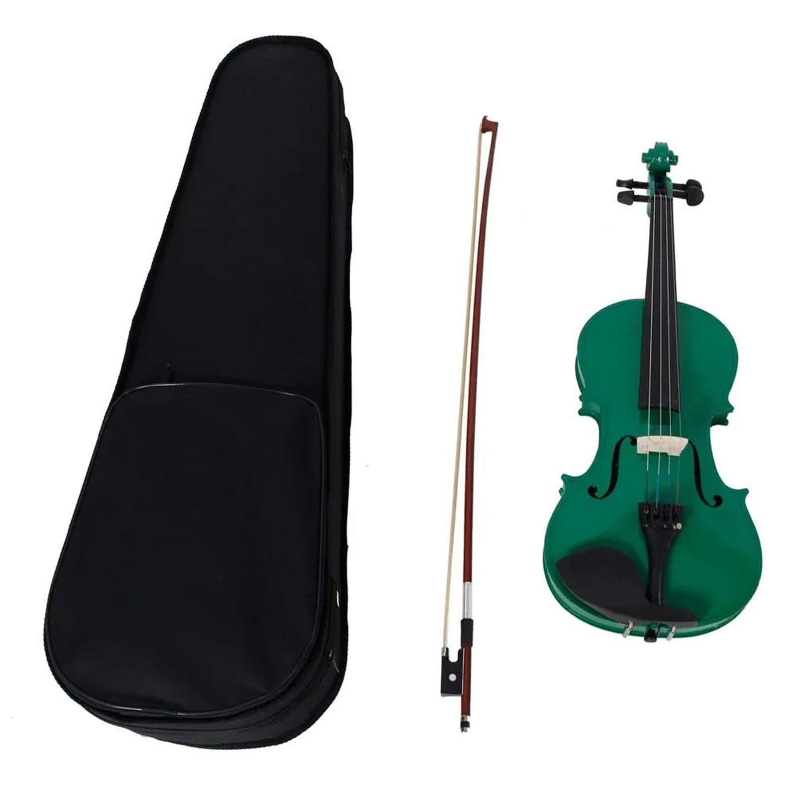 Questo Violino Acustico 4/4 Verde Con Accessori È Perfetto Per Principianti E Amatori. Violino
