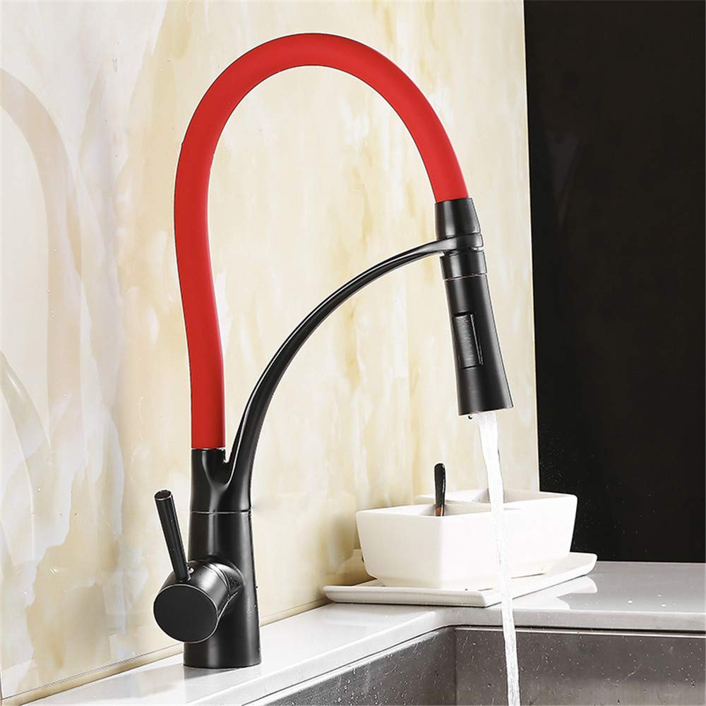 Orbe Rojo Y Negro Grifo De La Cocina Cocina Lavadora Cuenca Del Grifo Del Fregadero Antiguo Grifo De La Ducha De Agua