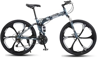 ZXC 26-inch foldable road bike carbon steel frame bicycle city office portable bicycle student bicycle easy to use and easy to carry