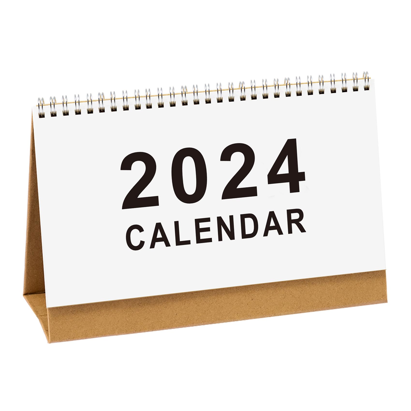 2024 Desk Calendar Flip Monthly Office Home Decor Calendar - Simple Style 10.2" x 7.1" (Oct. 2023 to Dec. 2024)
