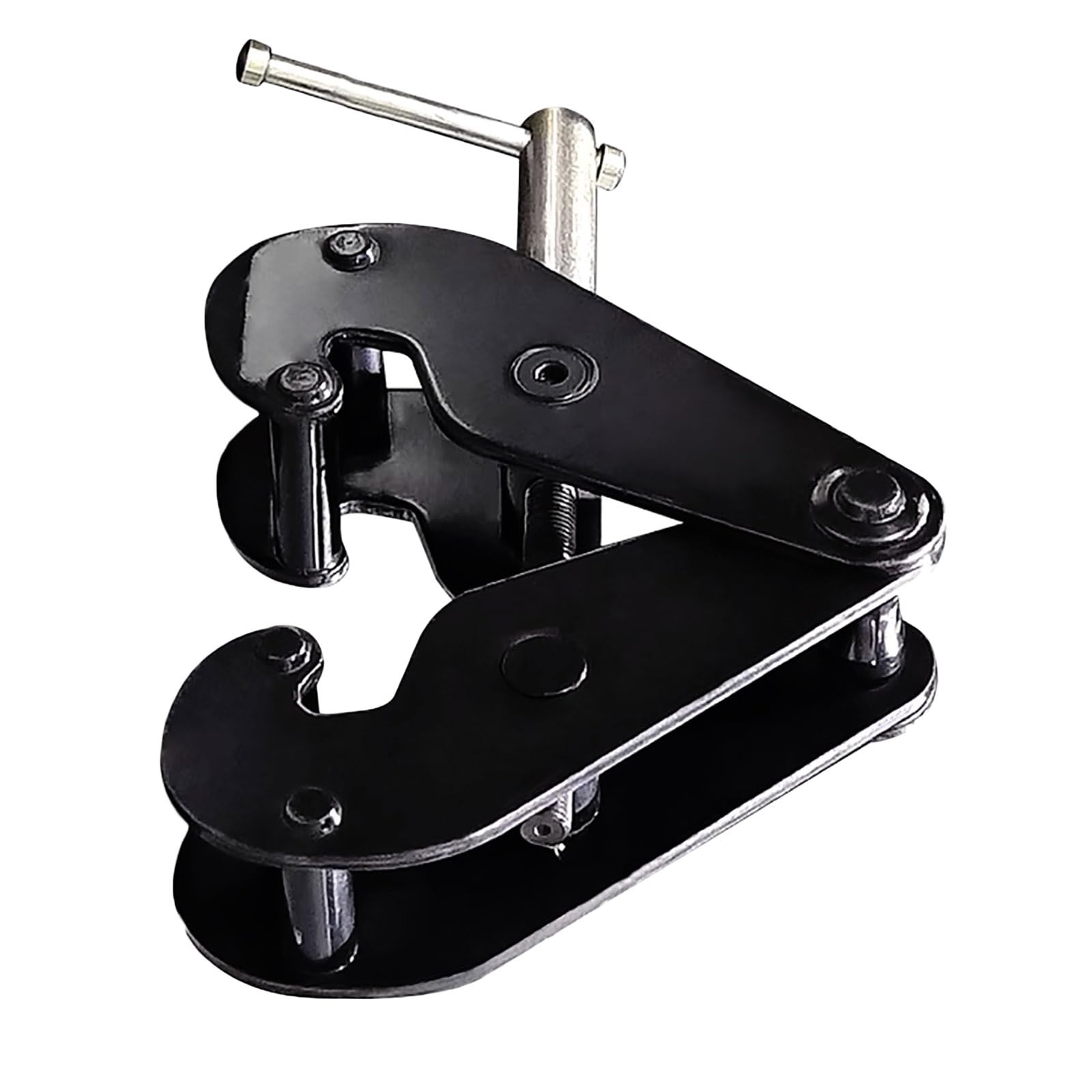 1/2/3/5/10 Ton Vertical I-Beam Clamp 3.5-12.6in Opening Range, Heavy Duty Rail Beam Clamp Thicken Lift Beam Clamp, for Transport and Handling(Size:10T)