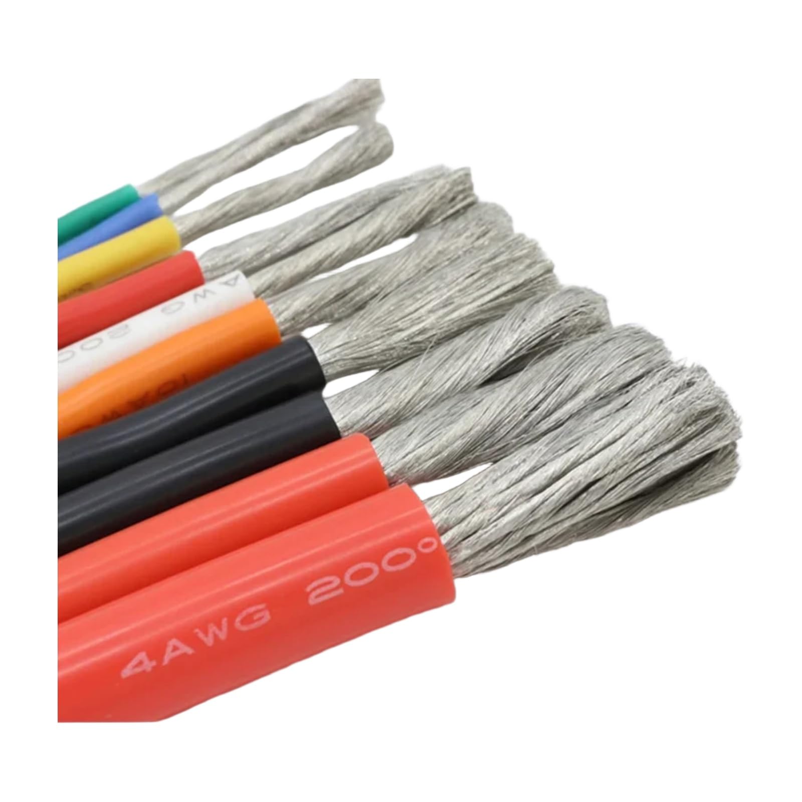 Cables eléctricos 1M/5M 30 28 26 24 22 20 18 16 15 14 13 12 AWG (verde; 5 metros; 22 AWG)