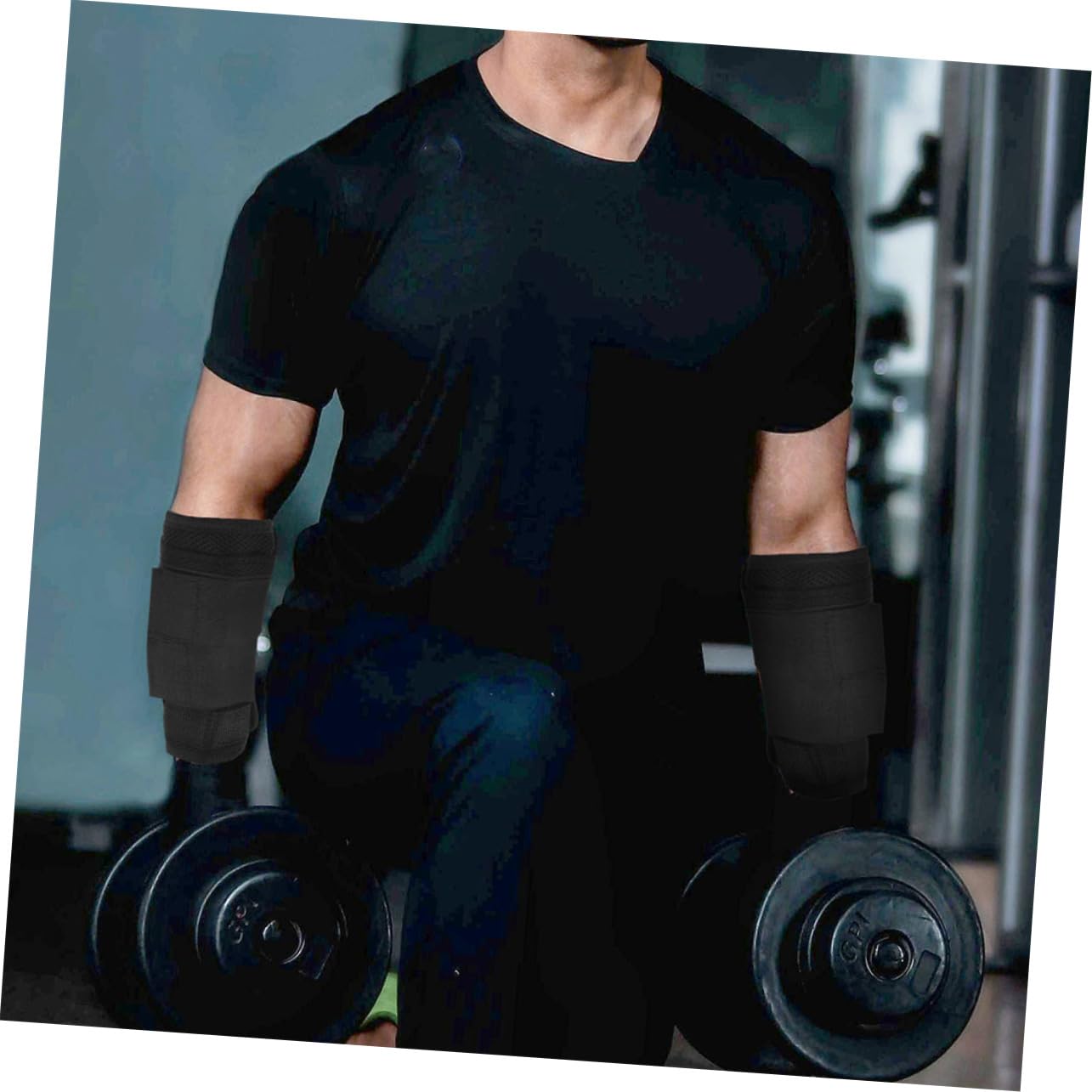 TOYANDONA 2piezas Barra De Pesas Para Correr Muñequeras Deportivas Peso Para Fitness Entrenamiento De Fuerza
