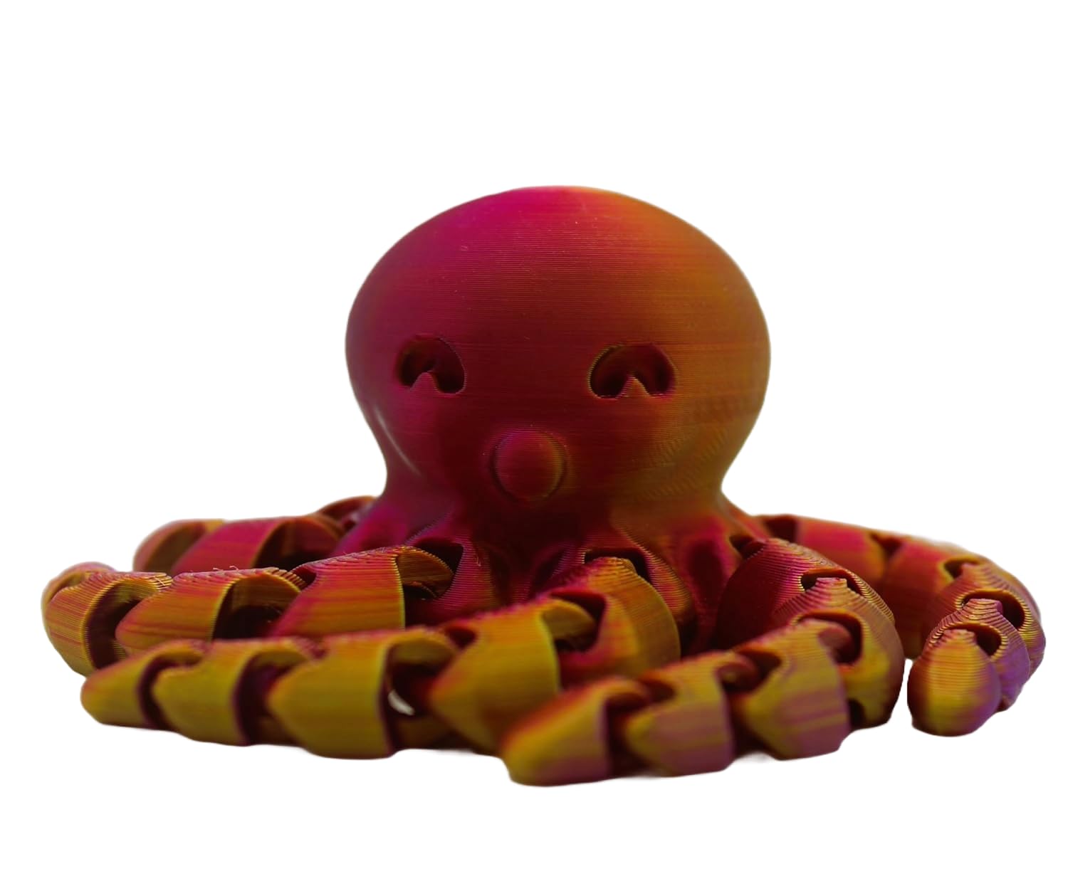 Flexi Octopus Fidget Toys Spinner for Sensory Stress & Anxiety Relief - Perfect ADHD/Austism Gift, Ideal Kids Adults Stocking Filler (Purple)