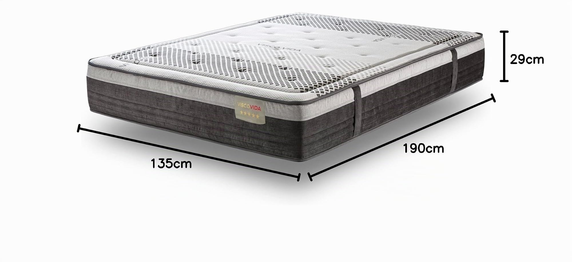 T-ORMU Matratze 180x200 H4 – Orthopädische Kaltschaummatratze mit Viscoschaum, 28 cm Höhe, 5-Zonen Komfortsystem, Atmungsaktiv, Druckentlastend, Ergonomisch, Bei Rückenschmerzen