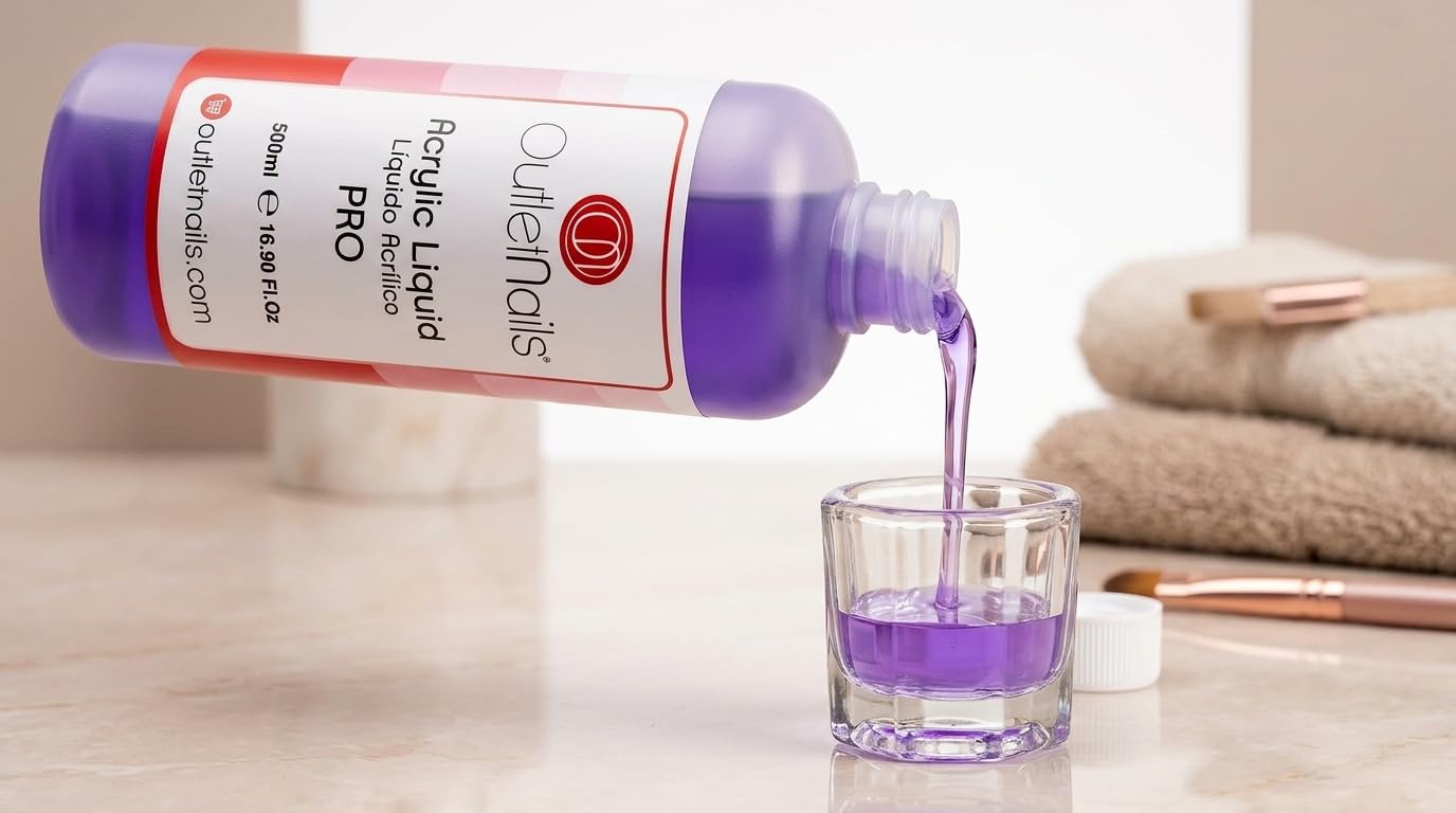 Płyn akrylowy do paznokci 1000 ml/monomer do paznokci akrylowych/Profesjonalny płyn akrylowy 1000ml / Acrylic Liquid Powder/Outlet Nails