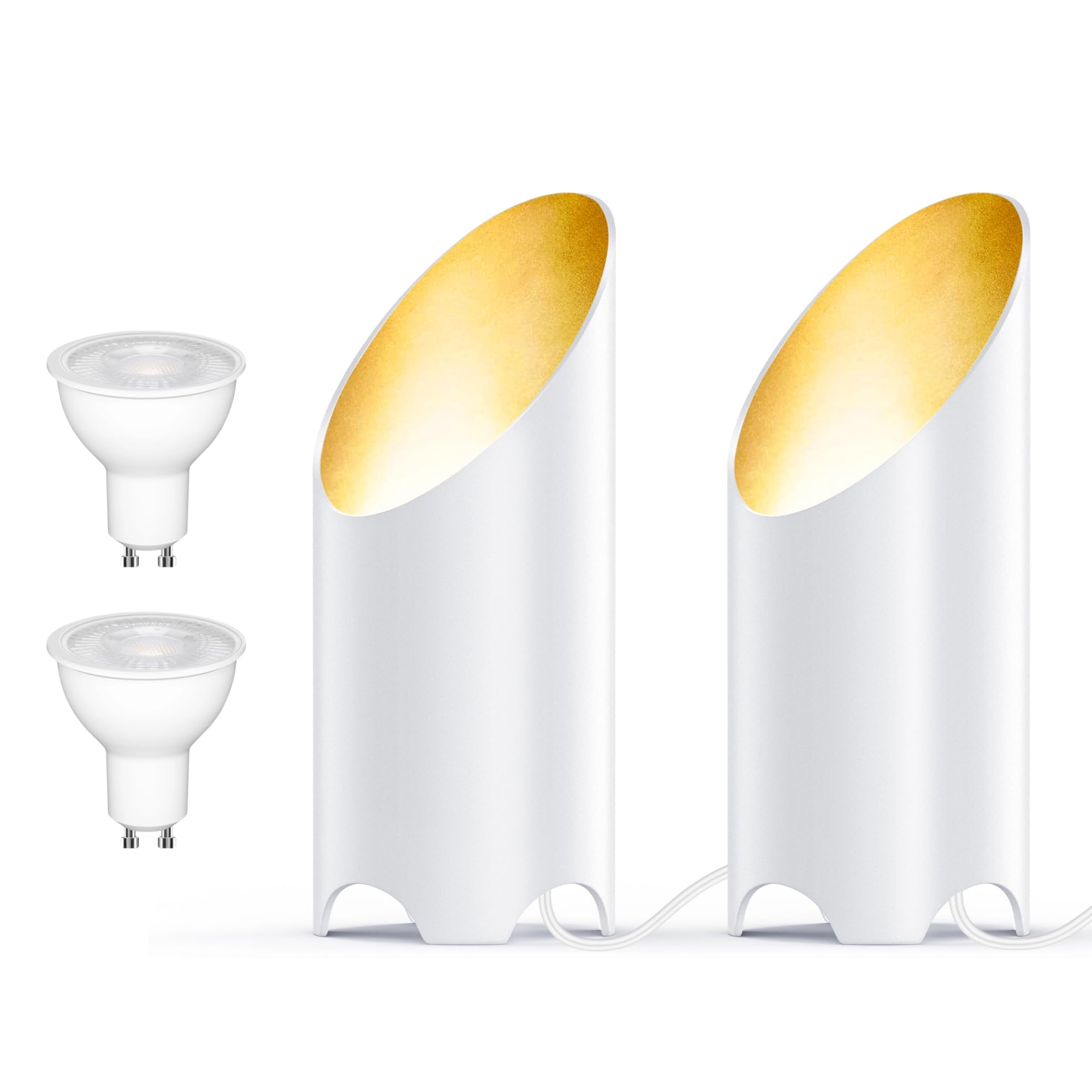 Yimaifunly 2-Pack Up Lights Indoor 6W Warm White