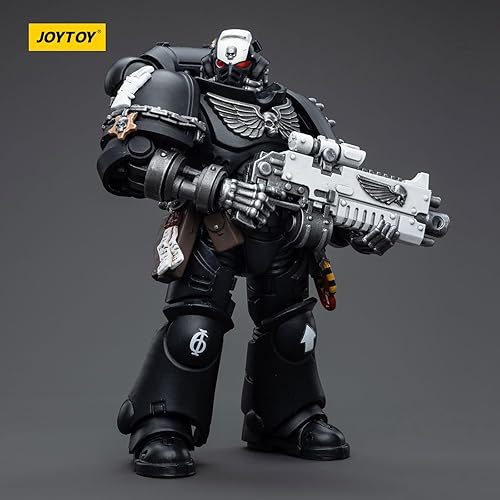Miniatura 7 de JOYTOY WH 40K 118 Figura de acción Mecha Joy modelo de juguete de manos de hierro intercesores sargento bantus, colección de figura de acción de 4