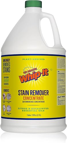Whip It Cleaner Concentrado, removedor de manchas multiusos, limpiador enzimático a base de plantas, alimentos de limpieza, grasa, café, vino, disponible en Yaxa El Salvador