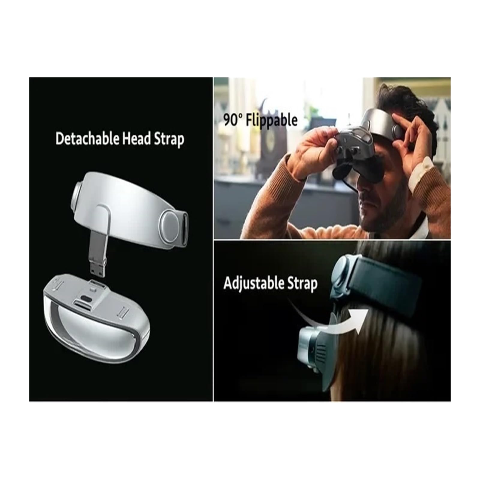 Auriculares G3X con Pantalla Gigante 3D, Gafas de Realidad Virtual y Aumentada 5K, compatibles con Ajuste for miopía, Aptos for PC, Smartphones y Xbox.