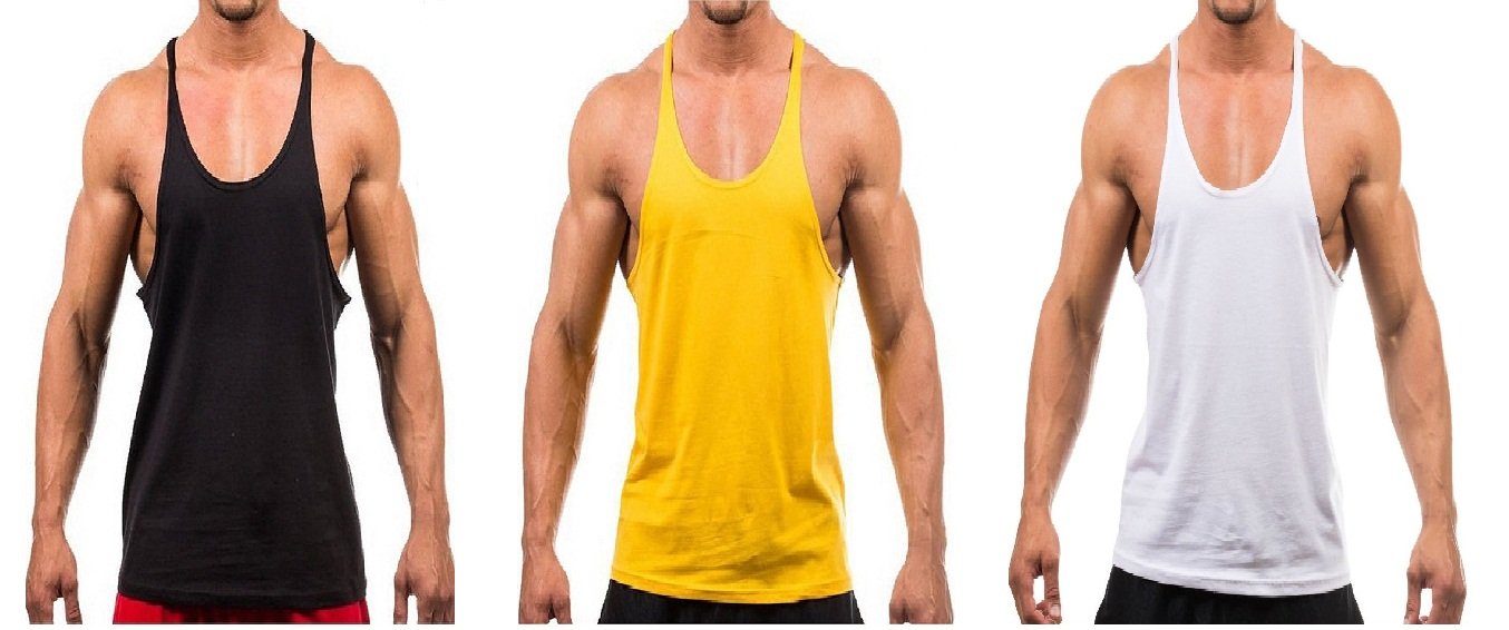 THE BLAZZEGym Tank Stringer Vest for Men Pack of 3