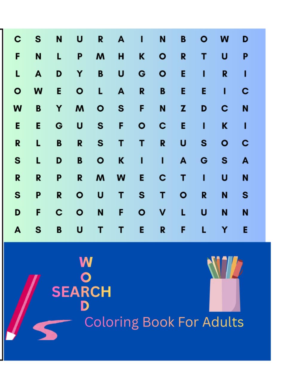 Word Search Coloring Book for Adults