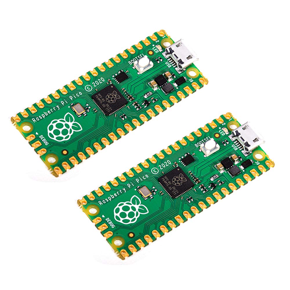 Raspberry Pi Pico All New Raspberry Pi Pico Microcontroller Board DIY Raspberry Pi Project - Pack of 2