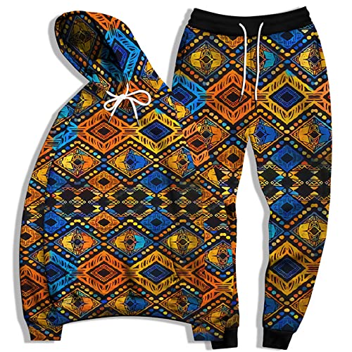 Conjunto de chándal de Anime para Hombre Pantalones de chándal Sudaderas con Capucha Sudadera de 2 Piezas para Adolescentes Sudadera con Capucha para Hombres Corredores de Trabajo Cover