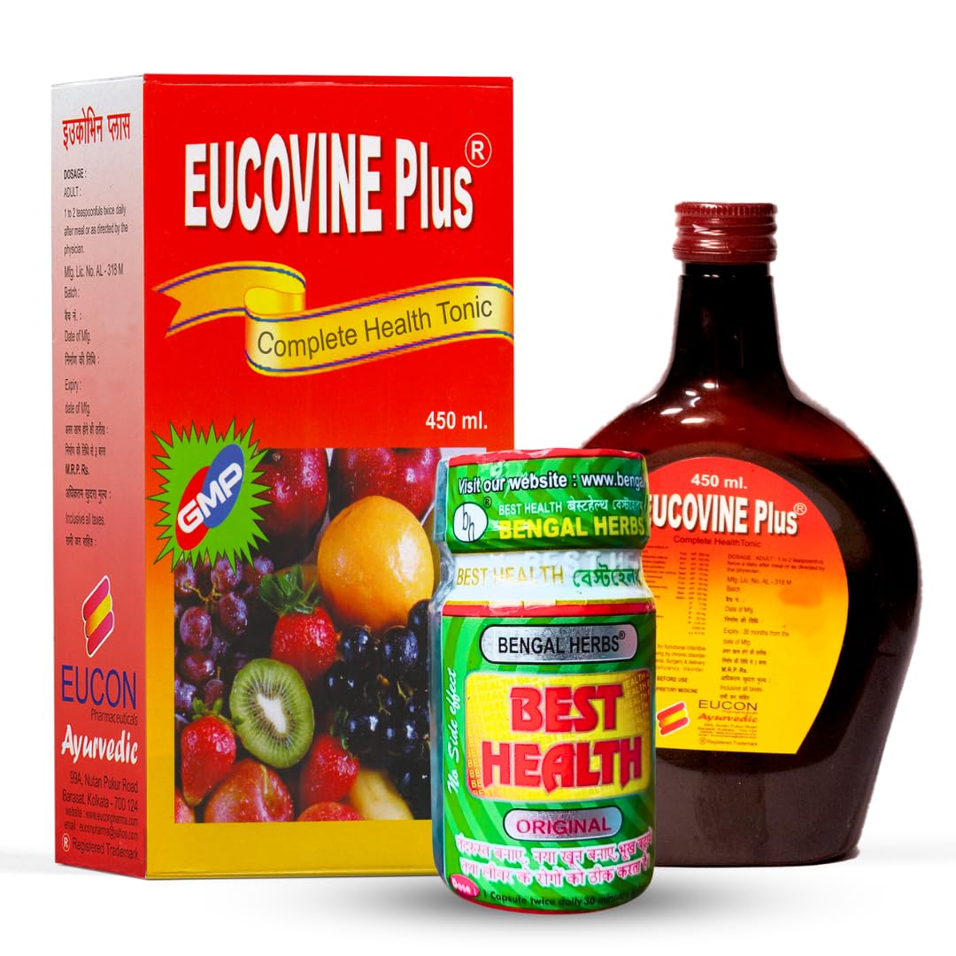 EUCOVINE Plus & Best Health Capsule Combo – Complete Wellness & Vitality Support (Pack of 2)-image-10