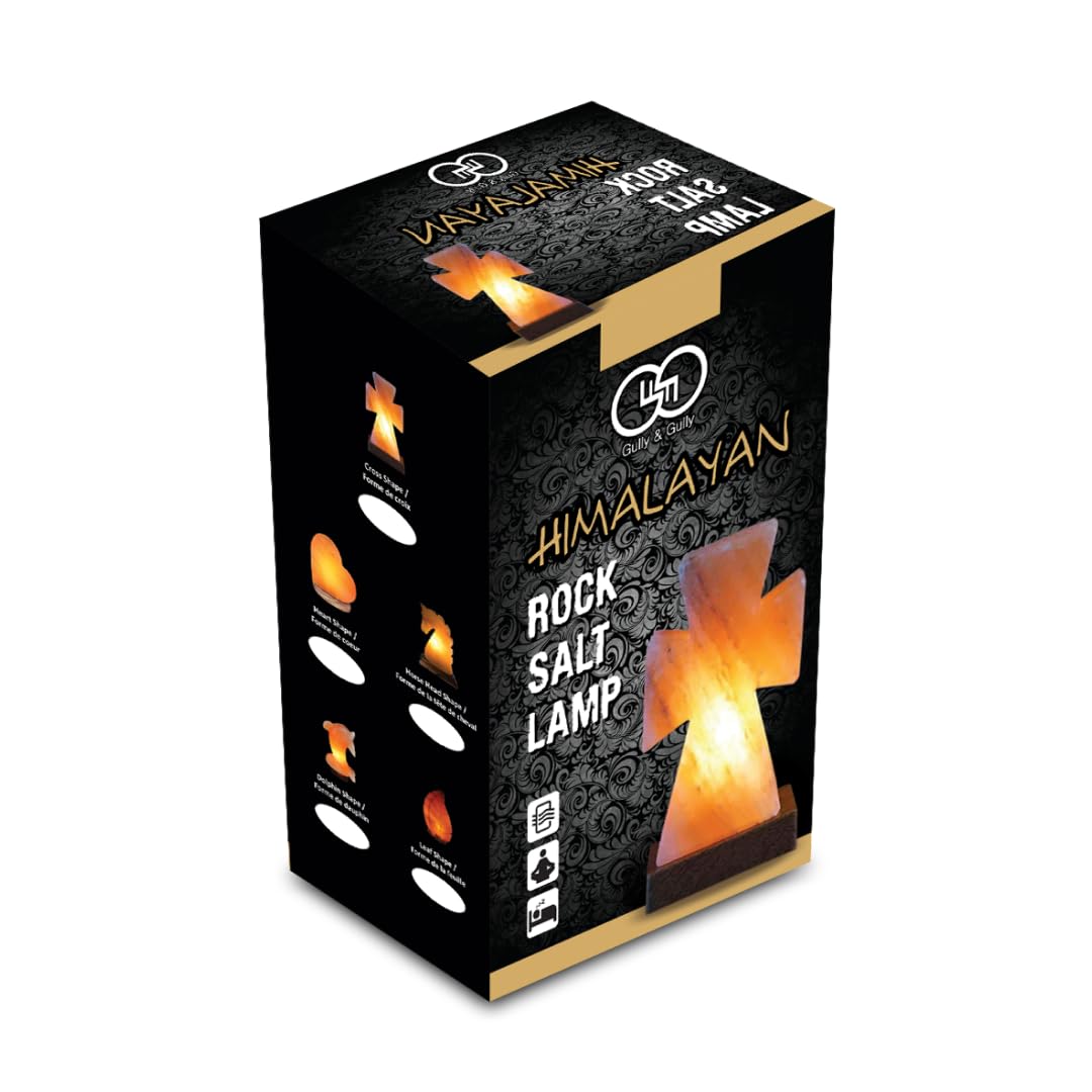 Himalayan Salt Lamp 12 Inch Wood Base