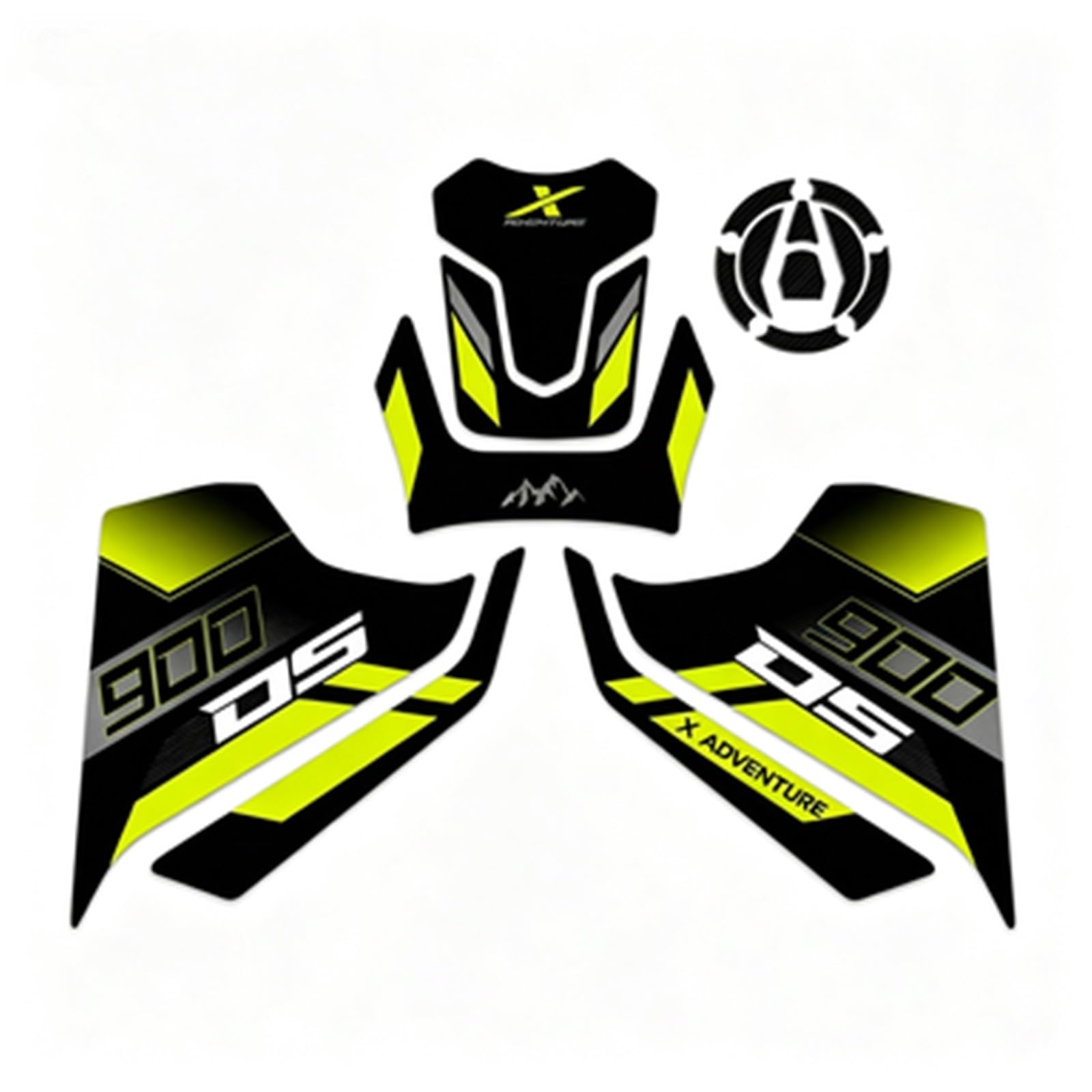 Motorcycle 900DSX Fuel Tank Pad Stickers Protector Anti Slip Decals Accessories for Voge for Valico 900 DSX 2024 Streetfighter(Color3)