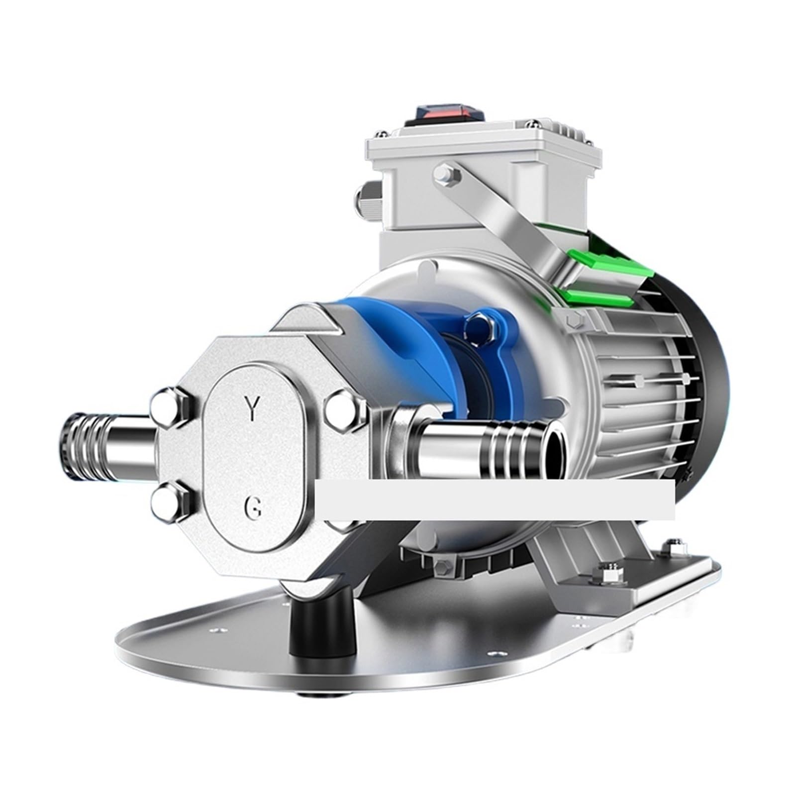 Pompa a ingranaggi idraulica 1 pz JG-30 Pompa for olio elettrica Pompa for olio ad ingranaggi ad aspirazione automatica Pompa for olio idraulica in acciaio inossidabile for uso alimentare 380 W 220 V/
