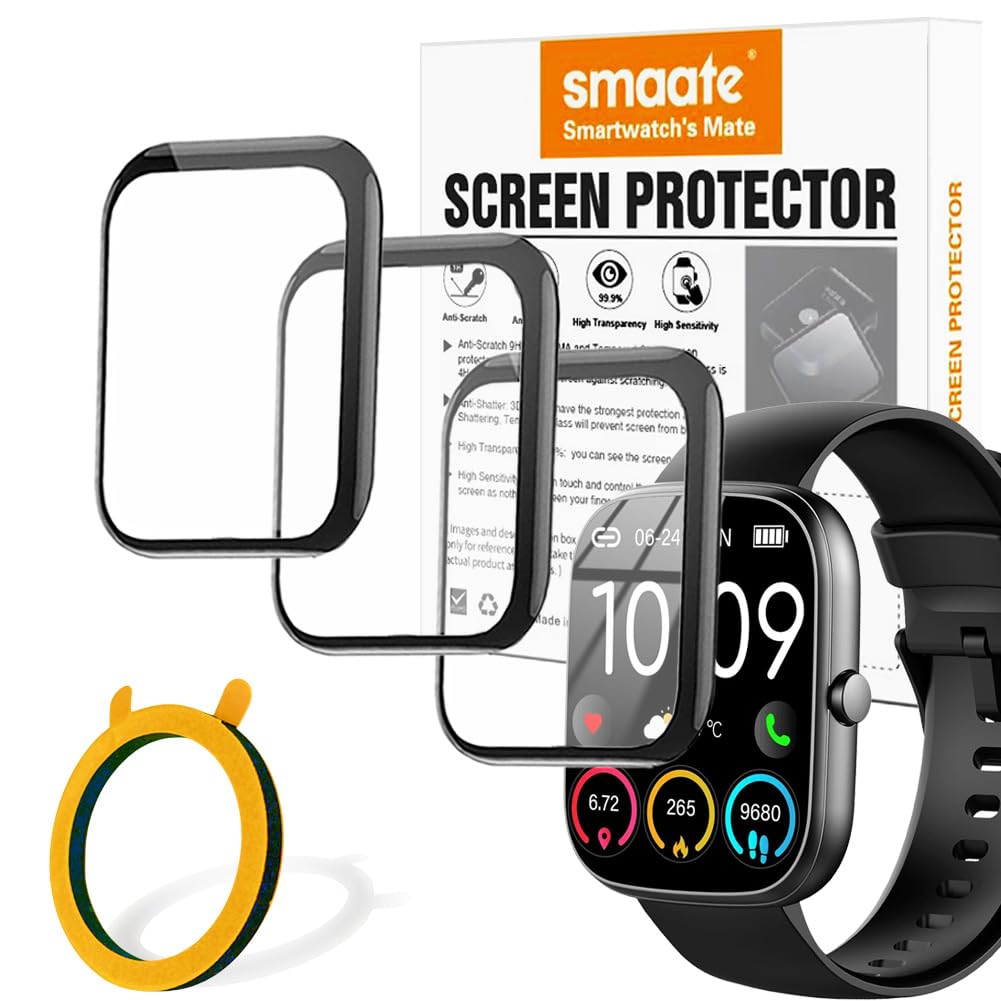 3D Screen protectors Compatible with uaue T60 1.91 inches