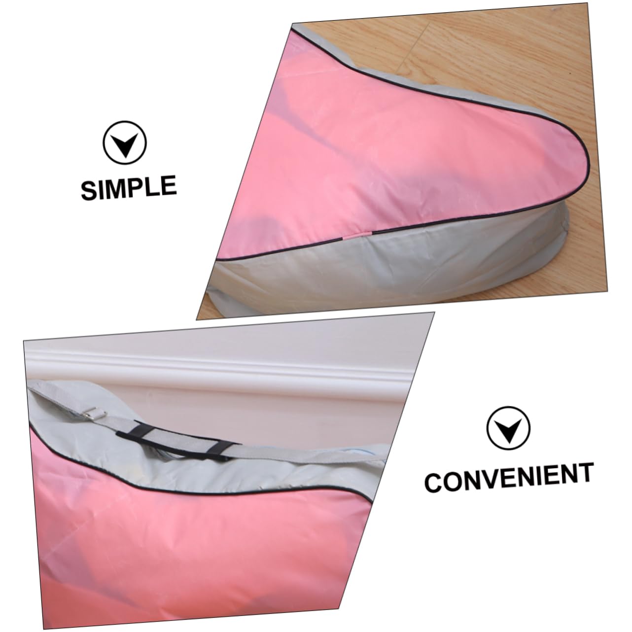 Toddmomy Borsa Ghiaccio Pezzi Triangolare 2 Pattini | Tessuto Oxford, Design Portatile e Richiudibile, Facile da Pulire, per Pattini Inline e Ghiaccio