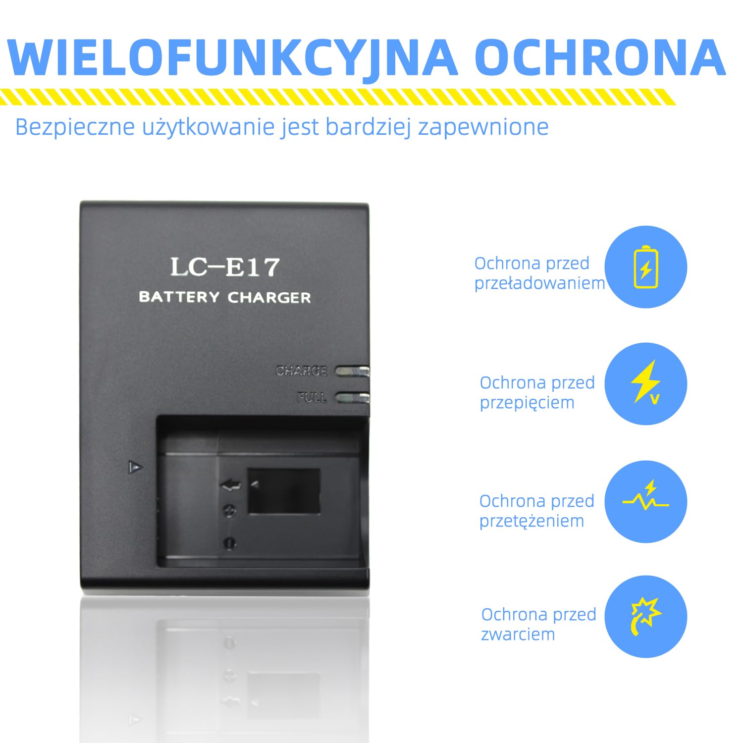 LP-E17 LC-E17C Ładowarka do baterii aparatu kompatybilna z Canon EOS M3 M5 M6 200D 250D 750D 760D 800D Rebel T6i T6s 8000D 9000D Kiss X8i Kiss X9 Rebel SL3