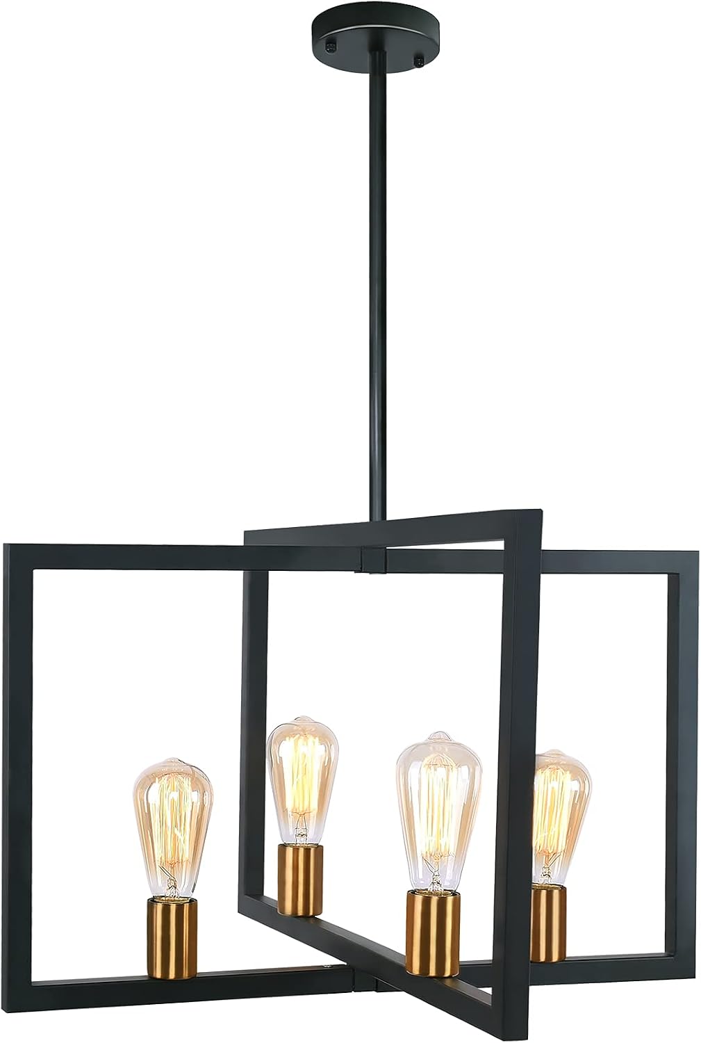 Best Cyber Deals 🔥 Henveton 4-Light Industrial Island Light, Black Kitchen Chandelier Modern Rectangular Pendant Light, Matte Black Brass Linear Hanging Light Fixture for Dining Room, Living Room One-Day Sale: Up to 40% Off Henveton 4-Light Industrial Island Light, Black Kitchen Chandelier Modern Rectangular Pendant Light, Matte Black Brass Linear Hanging Light Fixture for Dining Room, Living Room