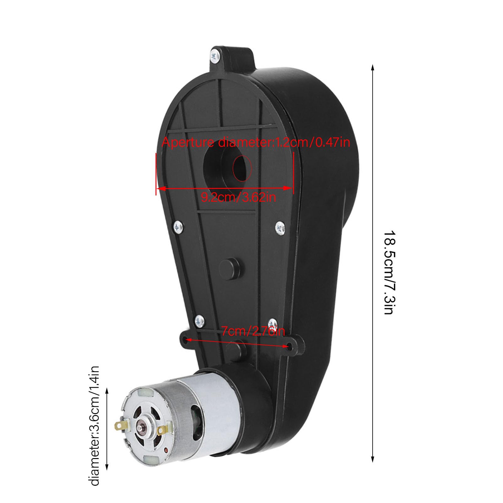 Toy Electric Motor Gear Box, High Speed Drive for Kids Carriage, Suitable for Cars and ATVs (#1)