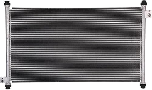 SCITOO Radiador 2148, 1 condensador 4900, 1 compatible con Honda para Accord 2.3L 1998-2002