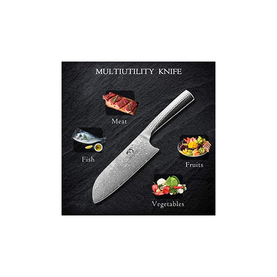 NANFANG-BROTHERS-Kitchen-Damascus-Knife-Set-12-Piece-Kitchen-Knife-Set-with-Natural-Wood-Block-Non-slip-ABS-Ergonomic-Triple-Rivet-Handle-Sharpener-and-Shears NANFANG BROTHERS Kitchen Damascus Knife Set, 12-Piece Kitchen Knife Set with Natural Wood Block, Non-slip ABS Ergonomic Triple Rivet Handle, Sharpener and Shears