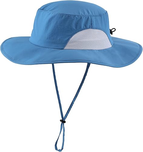 Miniatura 55 de Home Prefer UPF50+ - Sombrero de sol para hombre, sombrero de pesca de ala ancha para hombres y mujeres, sombrero de playa con protección UV, Gris