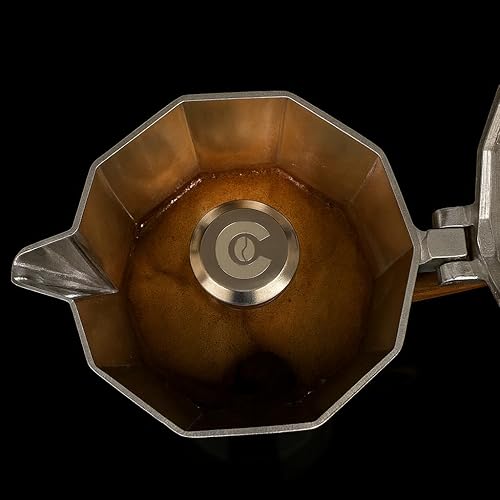 Miniatura 2 de Cortadito Coffee Starter Kit  Cafecito 6 Cups Moka Pot Set  Cafetera Cubana Stovetop Espresso Maker Set Cortado Mug 5oz