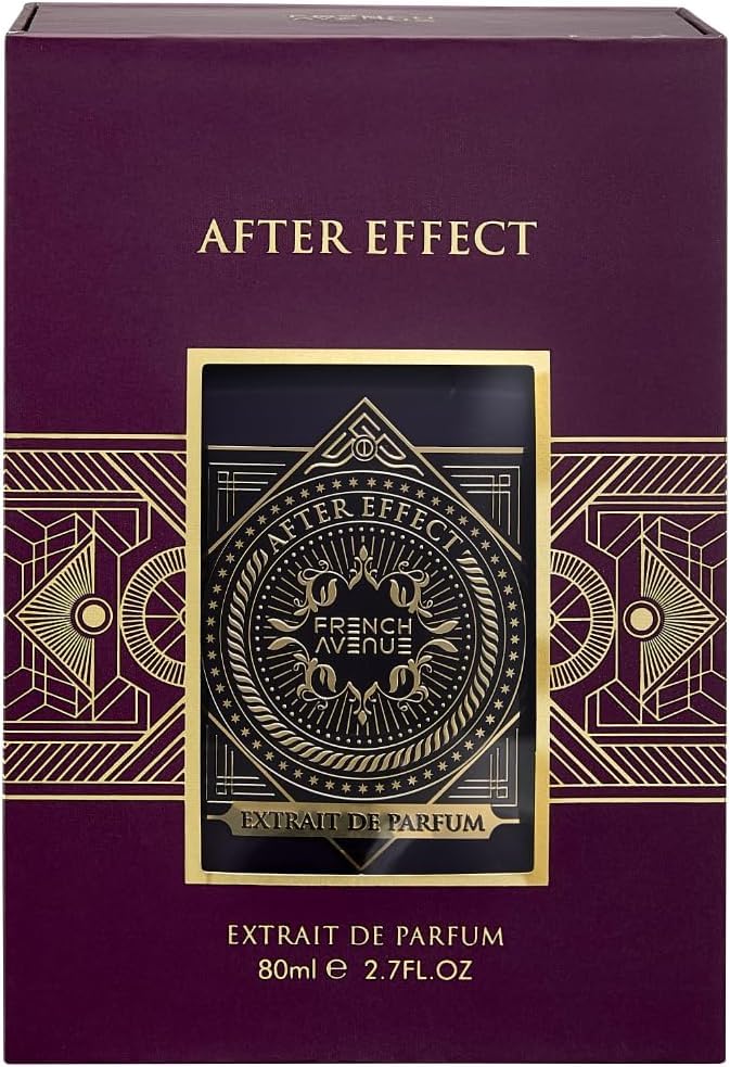 After Effect - Estratto di profumo unisex, 80 ml, note cannella, rum, tabacco, zafferano, legno di sandalo