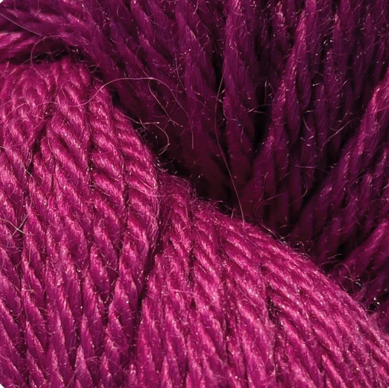 King Cole 2166054 Mulberry Soft DK Magenta Yarn - 200M, 50g