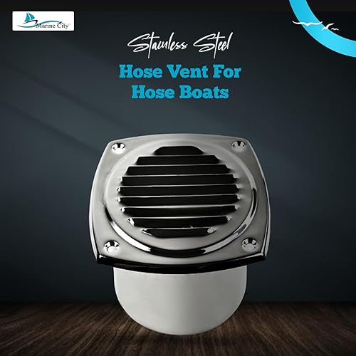 Miniatura 2 de MARINE CITY Acero inoxidable de grado 304, resistente y fuerte, fácil de usar, manguera marina funcional para manguera de 3 pulgadas de diámetro