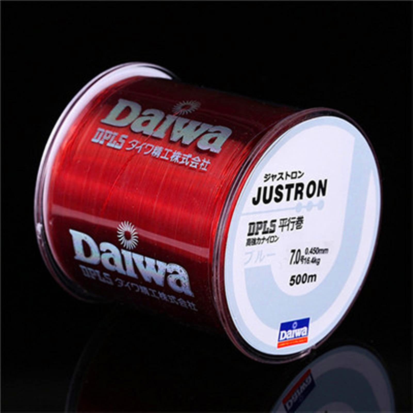 caihuashopping ​Angelschnur 500m Angellinie Superstarke Monofilament Nylon Tackle Sea Fluorkohlenstoff 2-35LB Fischdraht (Color : 1, Line Number : 1.2#)